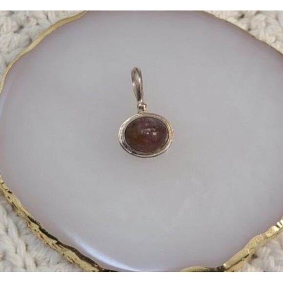 Unbranded Jewelry - Morganite Pendant in Sterling Silver | Soft Pink Gemstone Necklace Charm